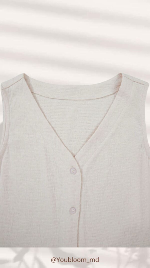 Conjunto informal de camiseta sin mangas - Imagen 2