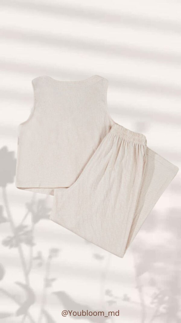 Conjunto informal de camiseta sin mangas - Imagen 4