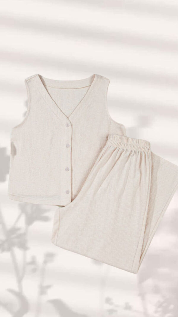 Conjunto informal de camiseta sin mangas